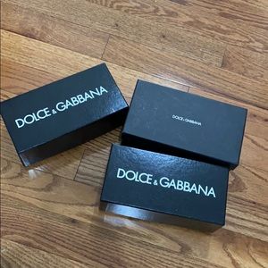 Dolce and Gabbana empty boxes